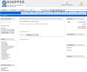 profimarker.biz: Knipper Industriekomponenten - WebShop
Online-Shop der Knipper GmbH