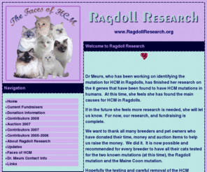 ragdollresearch.org: The Faces of HCM Ragdoll Research - Welcome to Ragdoll Research
Ragdoll research dedicated to HCM in ragdoll cats