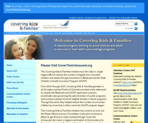 coveringkidsandfamilies.org: Covering Kids & Families
