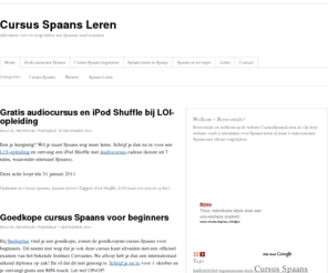 cursusspaansleren.nl: Cursus Spaans Leren
Spaans leren? Vergelijk en vind de beste cursus Spaans op CursusSpaansLeren.nl