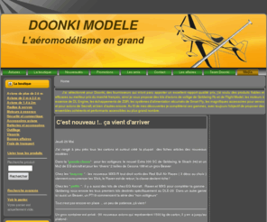 doonki.com: DOONKI les grands avions radiocommandés
DOONKI Modèles la boutique de la radiocommande, spécialisé Voltige