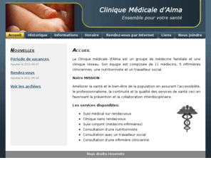 polycliniquealma.com: Clinique Mdicale d'Alma
