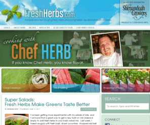 freshherbs.com: Freshherbs.com | Recipes and Tips for using fresh herbs and living herbs – by Shenandoah Growers
Recipes and Tips for using fresh herbs and living herbs – by Shenandoah Growers