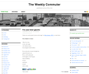 theweeklycommuter.com: The Weekly Commuter
Writing for the Interested Traveller