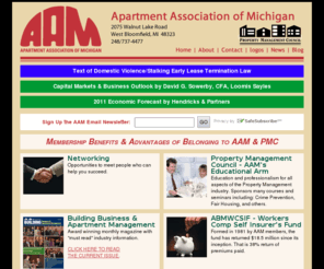 apartments.org: multifamily housing industry professionals - Apartment Association of Michigan
The official website of the Apartment Association of Southeastern Michigan, member of the National Association of Homebuilders and comprised of multifamily housing professionals