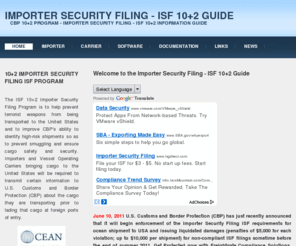 logisticswisdom.com: Importer Security Filing ISF 10+2 Guide
Guide to 10+2 Importer Security Filing ISF Requirements. U.S. Customs Security Compliance Information 