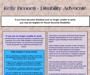 kbdisability.com: Social Security Disability Information
Social Security Disability Claims