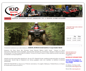 kiogokart.com: Go Kart, Kio Go Kart Araçları, Go Kart Araçları,  Gokart, Go kart arabaları, Karting arabaları, Timing Sistem,
Firmamız go kart, go kart arabaları, go kart araçları, gokart aracı, gokart pisti kurumu, atv motorlar, elektrikli atv motorlar, elektrikli bisikletler, gıda makineleri, yağ makineleri, yem makineleri, pellet makineleri, yem kırıcılar, helezon ithal etmek