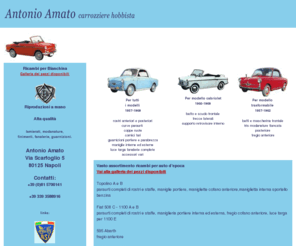 bianchina.com: Ricambi per Bianchina Antonio Amato
Ricambi per bianchina autobianchi ed auto d'epoca a Napoli.