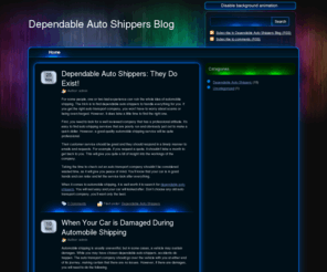 dependable-auto-shippers.net: Dependable Auto Shippers Blog
Offers information about locating dependable auto shippers and automobile shipping services. Click to find a reliable auto transport company today.