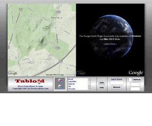 freelocations.com: Tabloids direct from phone to maps.
Tabloids direct from phone to web maps