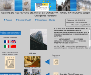 patrimoine-cracp-europe.com: Antoine Antolini - Centre CRACP
Centre de Recherche en Art et Conservatoire Du Patrimoine - Unité privée de recherche