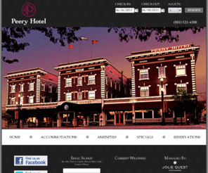 peeryhotel.com: Salt Lake City Hotels and Inns: The Peery Hotel Salt Lake City Utah Hotels and Resorts
The Peery Hotel Salt Lake City Utah Hotels and Resorts, the premier choice for Salt Lake City Hotels.