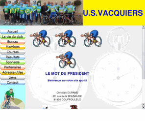 usvacquiers.com: index
Club cycliste ufolep de Vacquiers