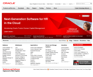 en-openoffice.org: Oracle | Hardware and Software, Engineered to Work Together
Oracle is the world's most complete, open, and integrated business software and hardware systems company.