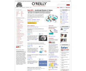 oreillynet.com: O'Reilly Media - Technology Books, Tech Conferences, IT Courses, News
O'Reilly spreads the knowledge of innovators through technology books, online services, and tech conferences. Find the technology resources you need at O'Reilly Media, a technology company at the leading edge.