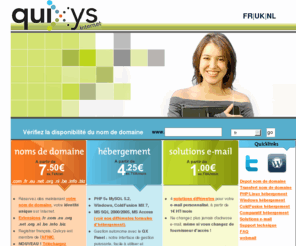 ambulance-gagnaire.com: Quixys Internet : enregistrer nom de domaine, hébergement web,e-mail. Linux avec PHP/MySQL, Windows avec ColdFusion et ASP. Optimisation de votre site web avec un outil SEO en ligne. Support technique en français, anglais et néerlandais.
Quixys Internet : enregistrer nom de domaine, hébergement web,e-mail. Linux avec PHP/MySQL, Windows avec ColdFusion et ASP. Optimisation de votre site web avec un outil SEO en ligne. Support technique en français, anglais et néerlandais.