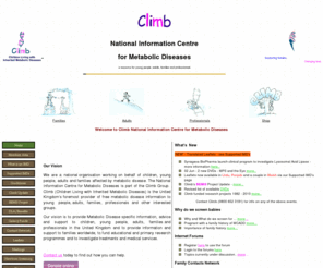 climb.org.uk: NICMD Home Page
A Resource for those affected by a Metabolic Disease