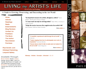 livingtheartistslife.com: Living The Artist's Life: A Guide to Growing, Persevering, and Succeeding in the Art World - by Paul Dorrell
Living The Artist's Life: A Guide to Growing, Persevering, and Succeeding in the Art World - The Book by Art Gallery-Owner and Novelist Paul Dorrell