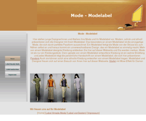 mode-modelabel.de: Mode - Modelabel
Mode - Modelabel, hier finden Sie neue Modelabel