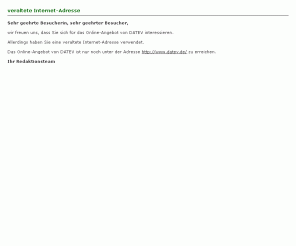 datevstadt.de: veraltete Internet-Adresse

