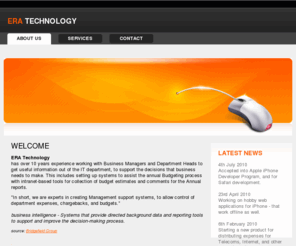 eratechnology.net.au: ERA Technology
Custom made back end database designers, Web development and Hosting