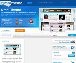 omnithemes.com: Premium Wordpress Themes | Wordpress Theme Design Templates
Premium Wordpress Themes - Omni Theme is a fully customizable, magazine style, widget ready, WordPress 2.7 compatible blog design template that expands the possibilities of WordPress.