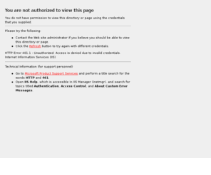YOU ARE NOT AUTHORIZED TO VIEW THIS PAGE IIS you are not authorized to view this page iis: