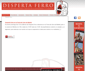 despertaferro-ediciones.com: Desperta Ferro - ediciones - revista
Revista de Historia Militar y Politica de la Antiguedad y el Medievo