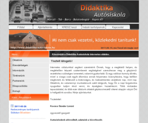 didaktika-autosiskola.hu: Didaktika Autósiskola - Kaposvár, Marcali, Nagyatád, Siófok, Tab, Balatonbolár, Barcs - Kapos-ATI
Szeretné ha a legkedvezőbb feltételekkel szerezné meg a kívánt vezetői engedélyt? Ha a válasza igen, akkor megtalálta a megfelelő iskolát!