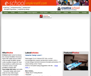 e-schoolsmpkreatif.com: E-SCHOOL SMP KREATIF - Creative School SMP Muhammadiyah 18 Surabaya
E-SCHOOL SMP KREATIF - Creative School SMP Muhammadiyah 18 Surabaya - located in Surabaya Jawa Timur, Indonesia