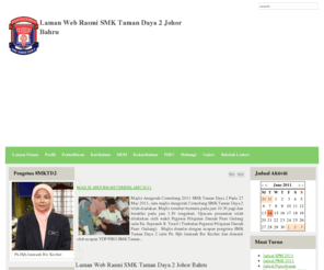 smktd2.com: Laman Web Rasmi SMK Taman Daya 2 Johor Bahru
Laman Web Rasmi bagi sekolah Menengah Kebangsaan Taman Daya 2, Johor Bahru. Segala berita dan butiran sekolah boleh diakses di laman web ini.