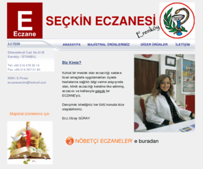 eczaneseckin.net: Eczane Seçkin - ERENKÖY
Eczane Seçkin - ERENKÖY