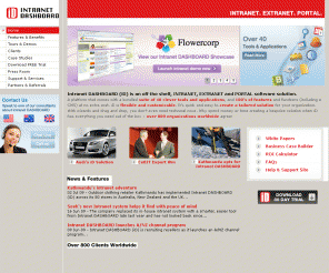 intranetdashboard.com: Intranet DASHBOARD : Home : Award Winning Intranet Software. Enterprise Content Management System, CMS, Enterprise Portal, Internal Communications
Intranet DASHBOARD (iD) is an Intranet Enterprise Content Management System - an integrated platform that creates a centralized hub from which to build, manage and deploy an intranet.