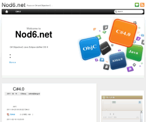 nod6.net: Nod6.net
Foucs on C# and Objective-C