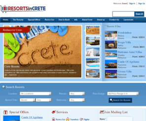 resortsincrete.com: Resorts in Crete « Villas & Apartments in Crete
Resorts in Crete offres villas and houses positioned well away from areas of mass tourism, situated in glorious and peaceful surroundings, visit our website and book online