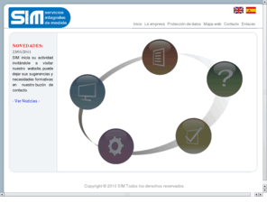 sim-sl.net: Servicios Integrales de Medida
Especialistas en servicios relacionados con la metrología, si tiene necesidades de formación, consultoría, asesoría, auditoría o necesita un sistema hardware o software a medida consultenos