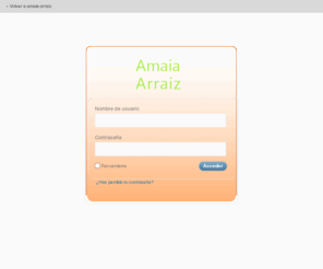 amaia-arraiz.com: amaia-arraiz › Acceder
