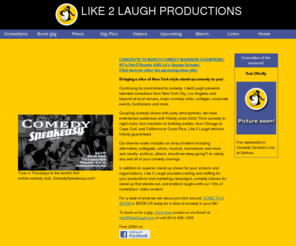 like2laugh.com: Like2Laugh Stand-Up Comedy: LA, NYC, Costa Rica, Worldwide
Like2Laugh.com stand-up comedy.  Hilarity since 2003!