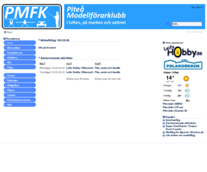 pmfk.org: PMFK - Piteå Modellförarklubb
PMFK - Piteï¿½ Modellfï¿½rarklubb fï¿½r alla radiostyrda intressen