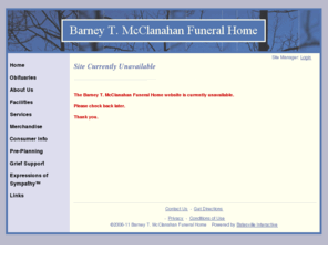 mcclanahanfuneral.com: Barney T. McClanahan Funeral Home : ,  ()
Barney T. McClanahan Funeral Home provides complete funeral services to the local community.