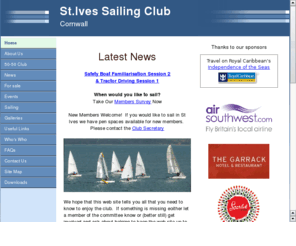 stivessailingclub.com: St Ives Sailing Club
We are a friendly sailing club racing and sailing for fun in St Ives Bay, you are welcome to join us.