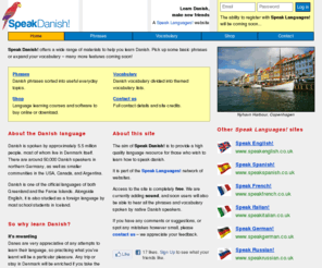 learn-danish.co.uk: Speak Danish!
Free resources to help you learn Danish, including phrase guide, vocabulary lists, and shop.