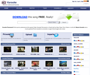 rokaraoke.co.uk: Muzica Romaneasca Karoake - Muzica ta gratuita de petrecere !
Karaoke Romanesti Online pentru petrecerea ta.Aici gasesti Video Karaoke Romanesti cu Copilul de Aur,Guta ,Pepe ,Florin Salam si multi altii .Muzica Karaoke este o muzica gratuita.