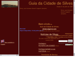 silves-algarve.com: Guia da Cidade de Silves
Guia da História, dos Monumentos, das Artes e das Actualidades da Cidade de Silves