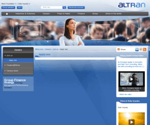 altranjob.com: ALTRAN - Our Opportunities
Our Opportunities
