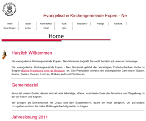 ev-kirche-eupen-neumoresnet.org: Home
Evangelische Kirchengemeinde Eupen - Neu-Moresnet