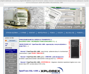 listprzewozowy.com: Programy dla spedycji i transportu, oprogramowanie dla dystrybucji i logistyki, CMR
Programy dla spedycji i transportu, logistyka i dystrybucja, listy przewozowe, CMR, drobnica, zlecenia transportu, specyfikacje wysyłki, kody kreskowe, dowolna integracja z zewnętrznymi bazami danych