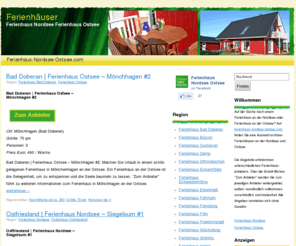 marbachhaus.com: Ferienhäuser: Ferienhaus Nordsee Ferienhaus Ostsee
Ferienhäuser verschiedener Ferienhausanbieter in allen Preisklassen: Ferienhaus Nordsee, Ferienhaus Ostsee. Jetzt mehr Infos beim Anbieter erfahren