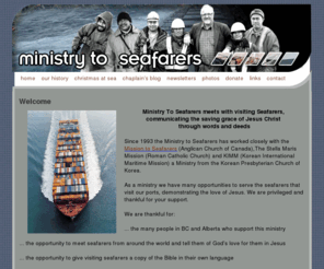 ministrytoseafarers.com: Ministry To Seafarers - Home
Ministry to seafarers of the Christian Reformed Church, Ministry to seafarers of the Christian Reformed Church